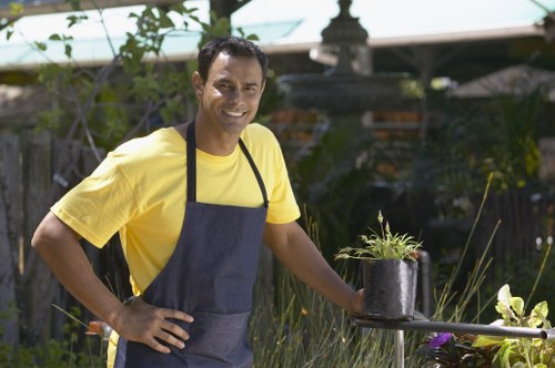 Sustainable landscaping elements in a Covent Garden setting