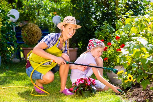 Staff training and safety practices for landscaping work